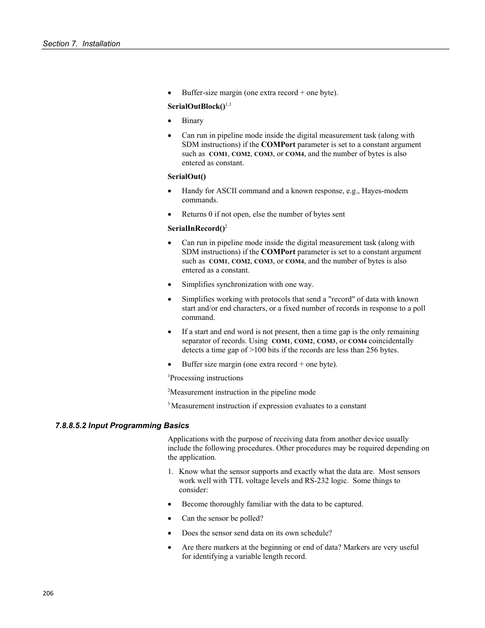 2 input programming basics | Campbell Scientific CR1000 Measurement and Control System User Manual | Page 206 / 588