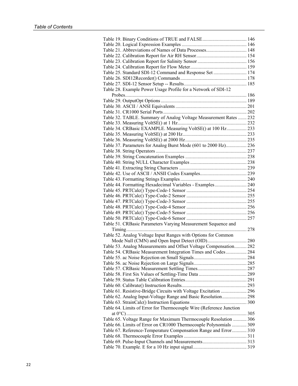 Campbell Scientific CR1000 Measurement and Control System User Manual | Page 22 / 588
