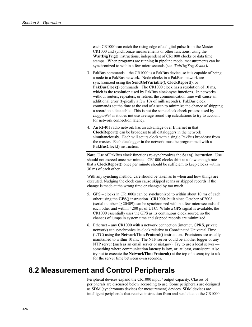 2 measurement and control peripherals | Campbell Scientific CR1000 Measurement and Control System User Manual | Page 326 / 588