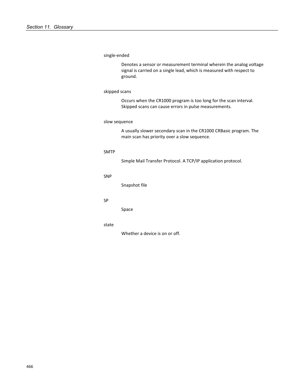 Campbell Scientific CR1000 Measurement and Control System User Manual | Page 466 / 588