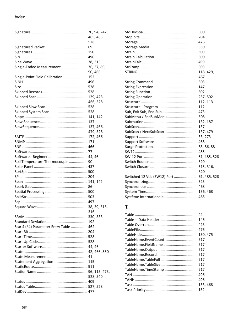 Campbell Scientific CR1000 Measurement and Control System User Manual | Page 584 / 588