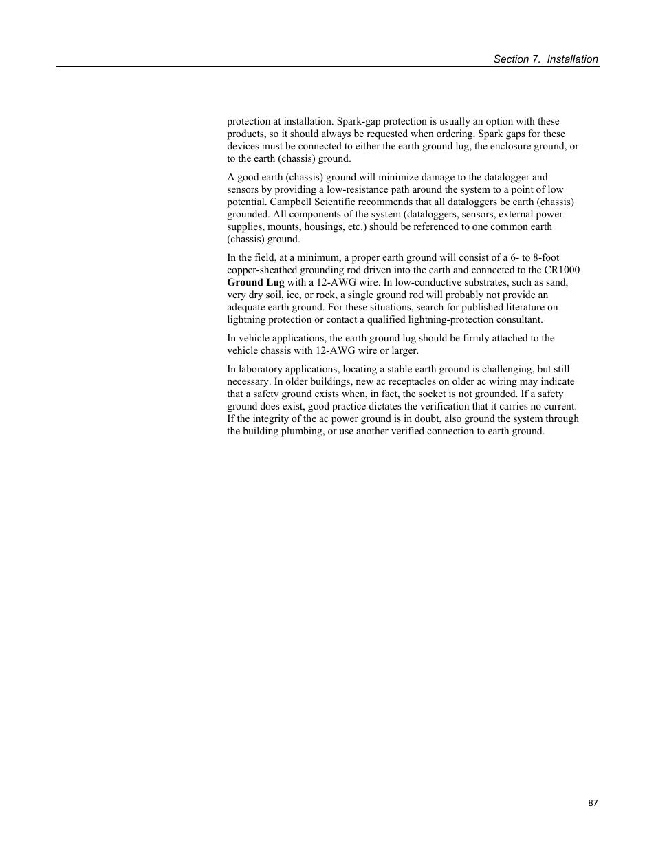 Campbell Scientific CR1000 Measurement and Control System User Manual | Page 87 / 588