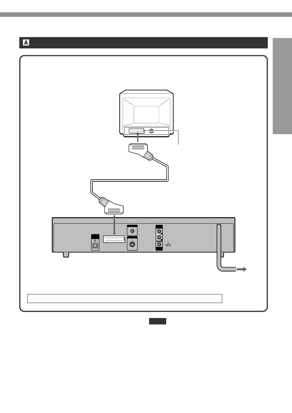 A connecting to a tv set only, Prep ara tions, Set the setup menu correctly after connecting | Aiwa XD-DV370 User Manual | Page 11 / 50