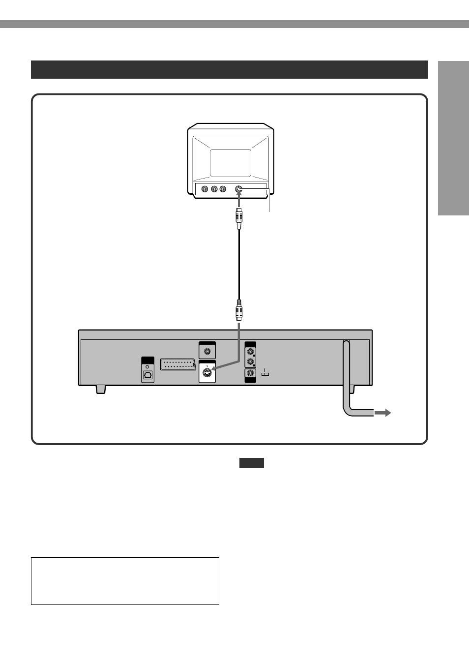 Connecting to a tv set equipped with s-video jack, Prep ara tions, Set the setup menu correctly after connecting | Aiwa XD-DV370 User Manual | Page 17 / 50