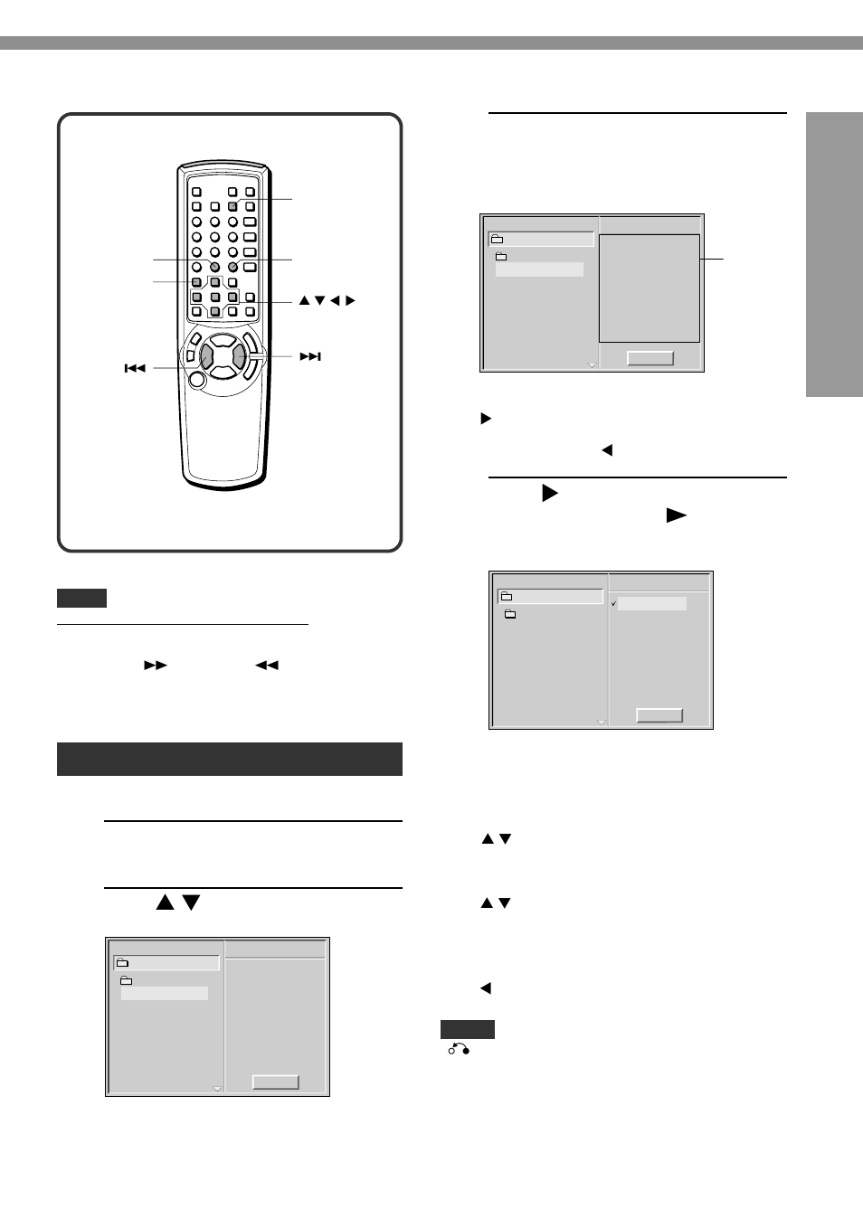 Programmed playback with mp3, Follow step 1 to 2 on previous page, Press i / k to select a track | More fea tures | Aiwa XD-DV370 User Manual | Page 37 / 50