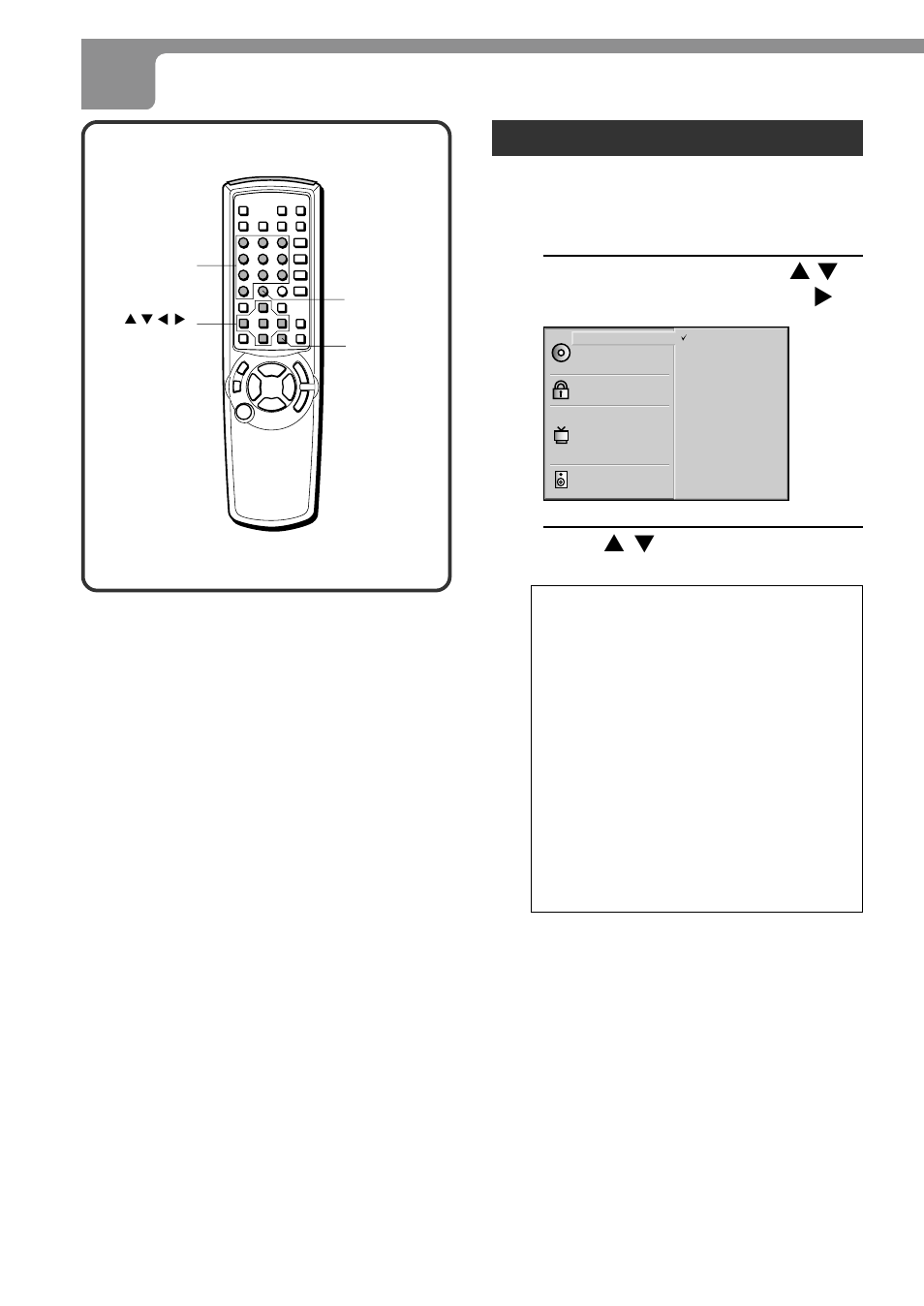 Changing setup values (continued), Disc audio | Aiwa XD-DV370 User Manual | Page 40 / 50