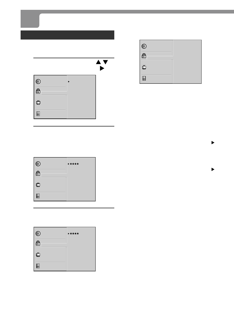 Changing setup values (continued), Password | Aiwa XD-DV370 User Manual | Page 42 / 50