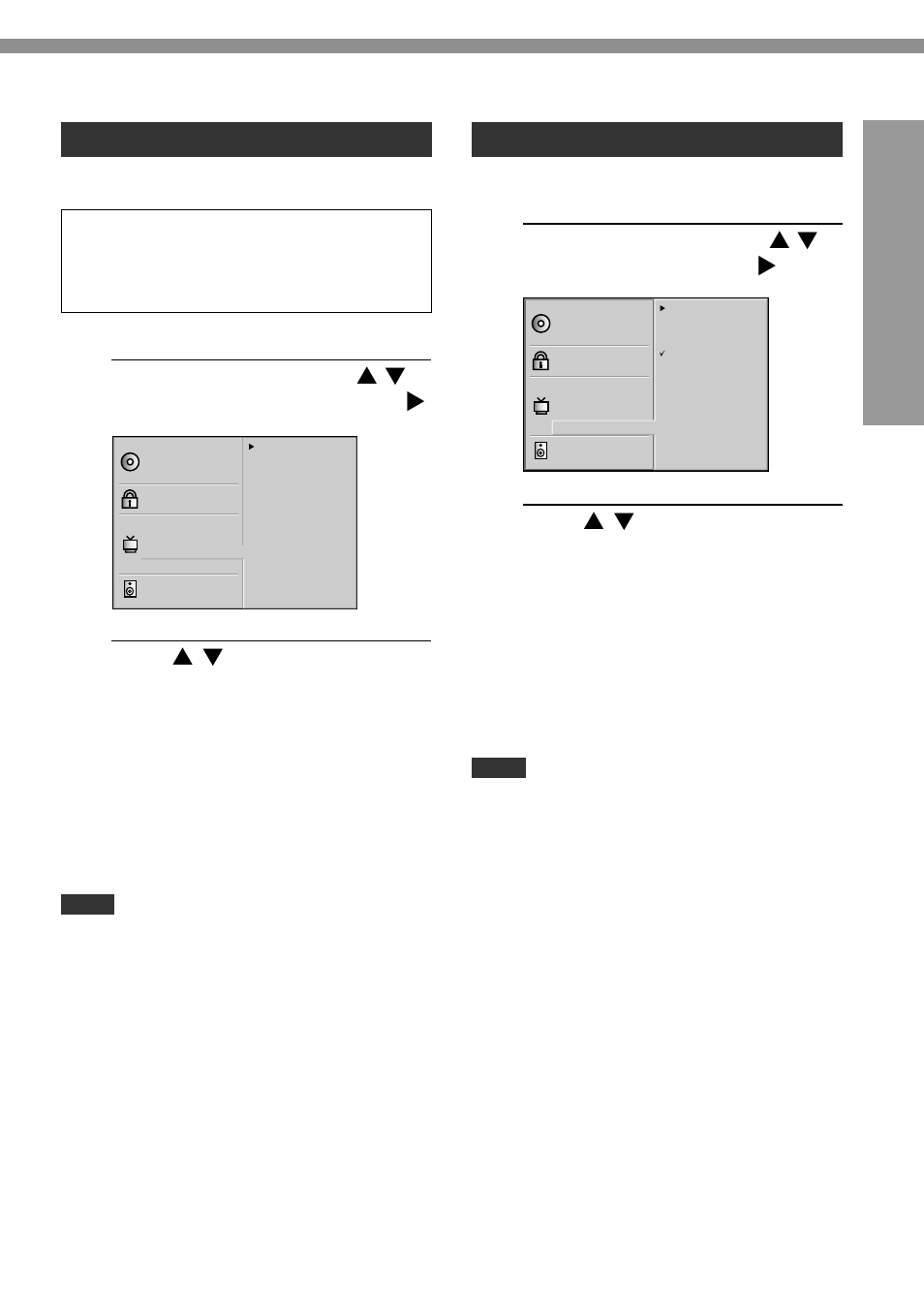 Others (pseudo pal/pbc), Tv output select | Aiwa XD-DV370 User Manual | Page 45 / 50