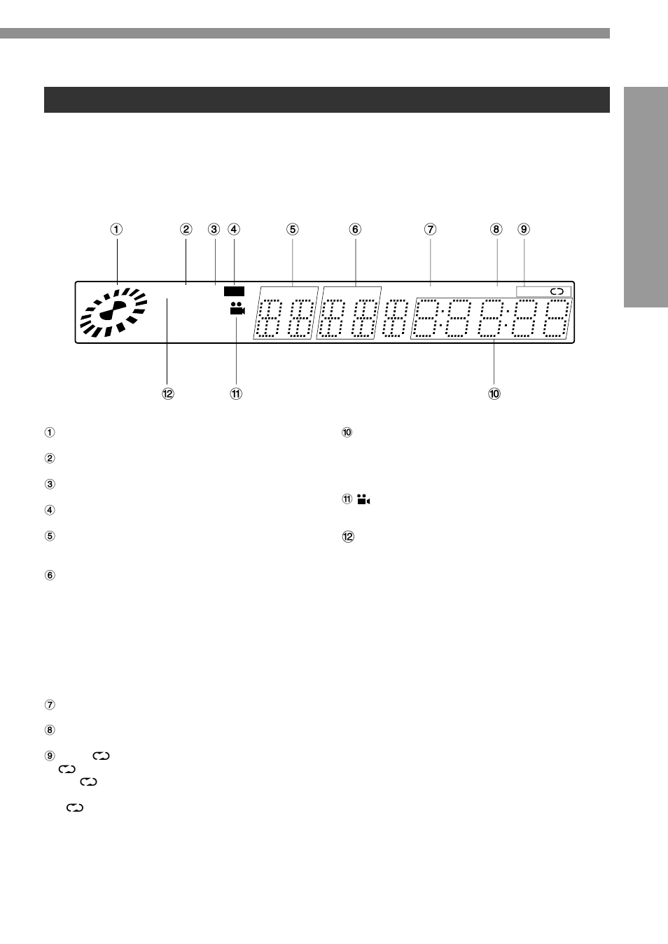 Display window | Aiwa XD-DV370 User Manual | Page 9 / 50