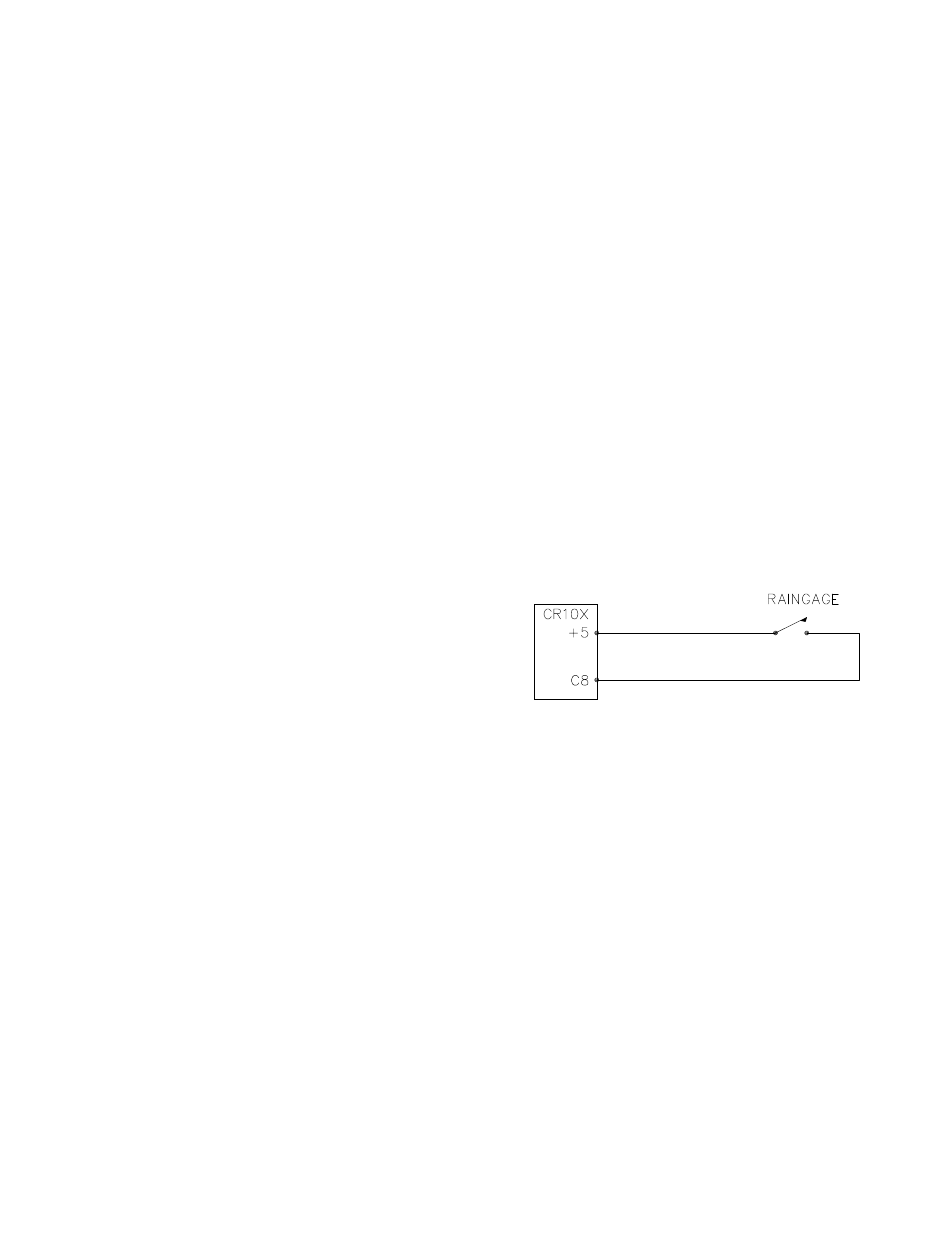 5 switch closures on control ports (rain gage) | Campbell Scientific CR10X Measurement and Control System User Manual | Page 113 / 362