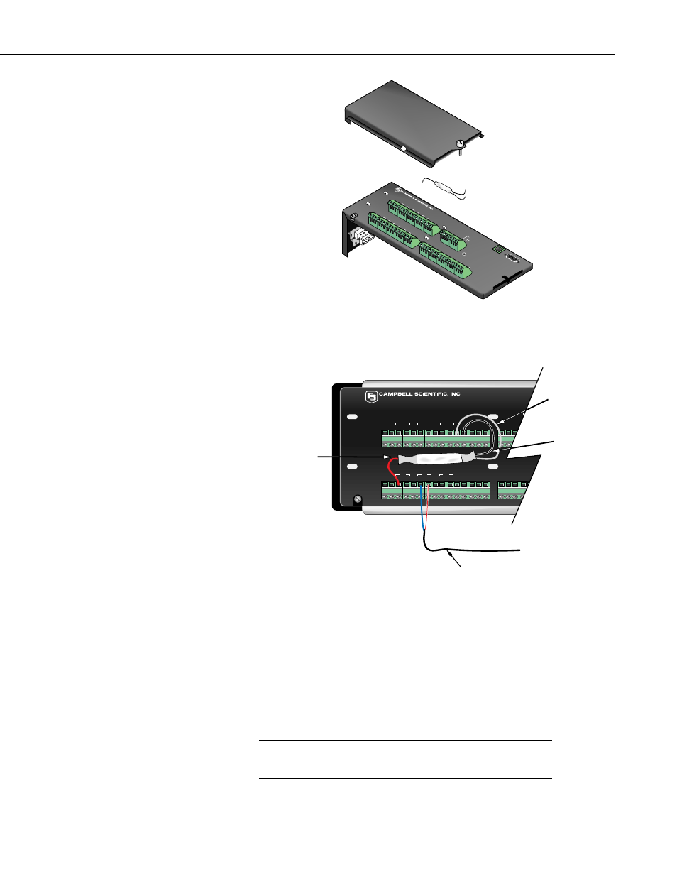 Programming, Cr10xtcr thermocouple reference 3, Lo ga n, u ta h | Clear black type t thermocouple red, Type t thermocouple clear red black | Campbell Scientific CR10XTCR Thermocouple Reference User Manual | Page 7 / 12