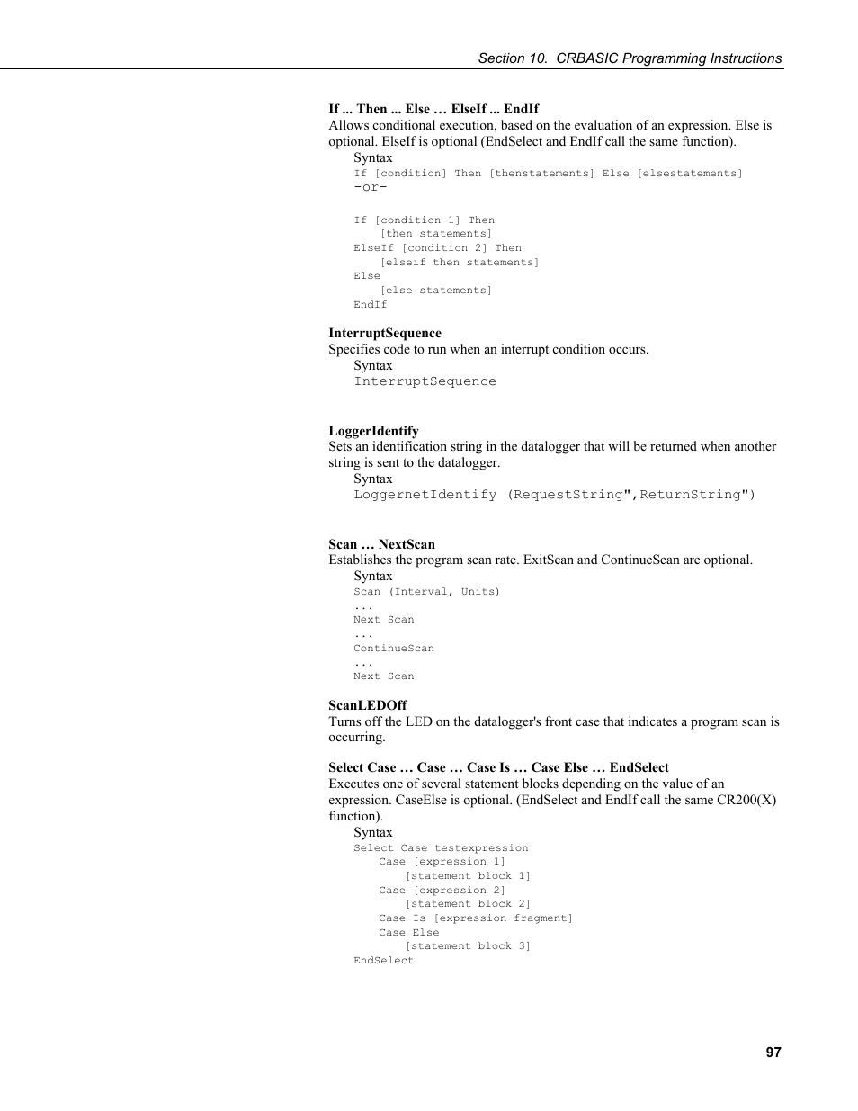 Campbell Scientific CR200/CR200X-series Dataloggers User Manual | Page 109 / 208