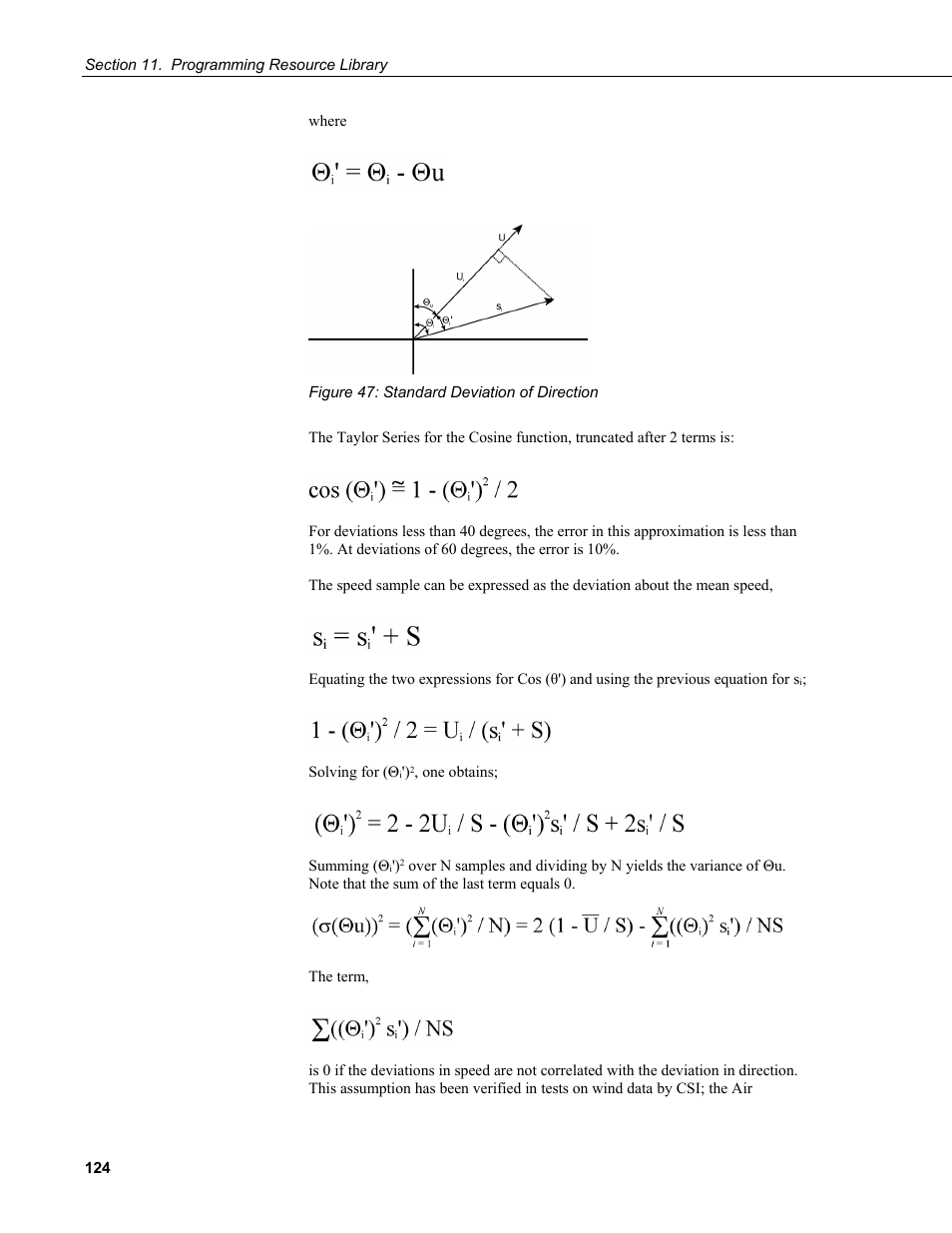 Figure 47: standard deviation of direction | Campbell Scientific CR200/CR200X-series Dataloggers User Manual | Page 136 / 208