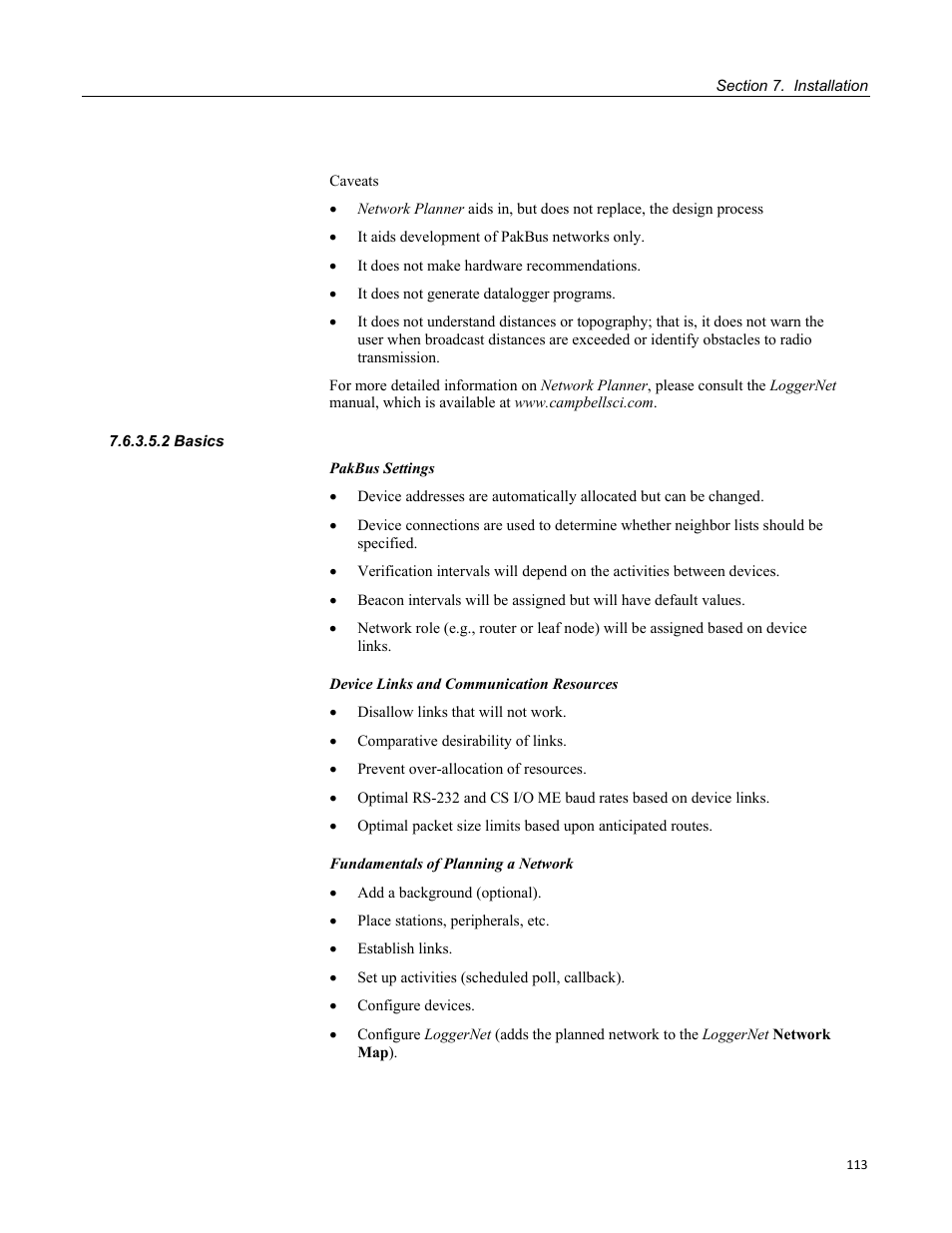 2 basics | Campbell Scientific CR3000 Micrologger User Manual | Page 113 / 590