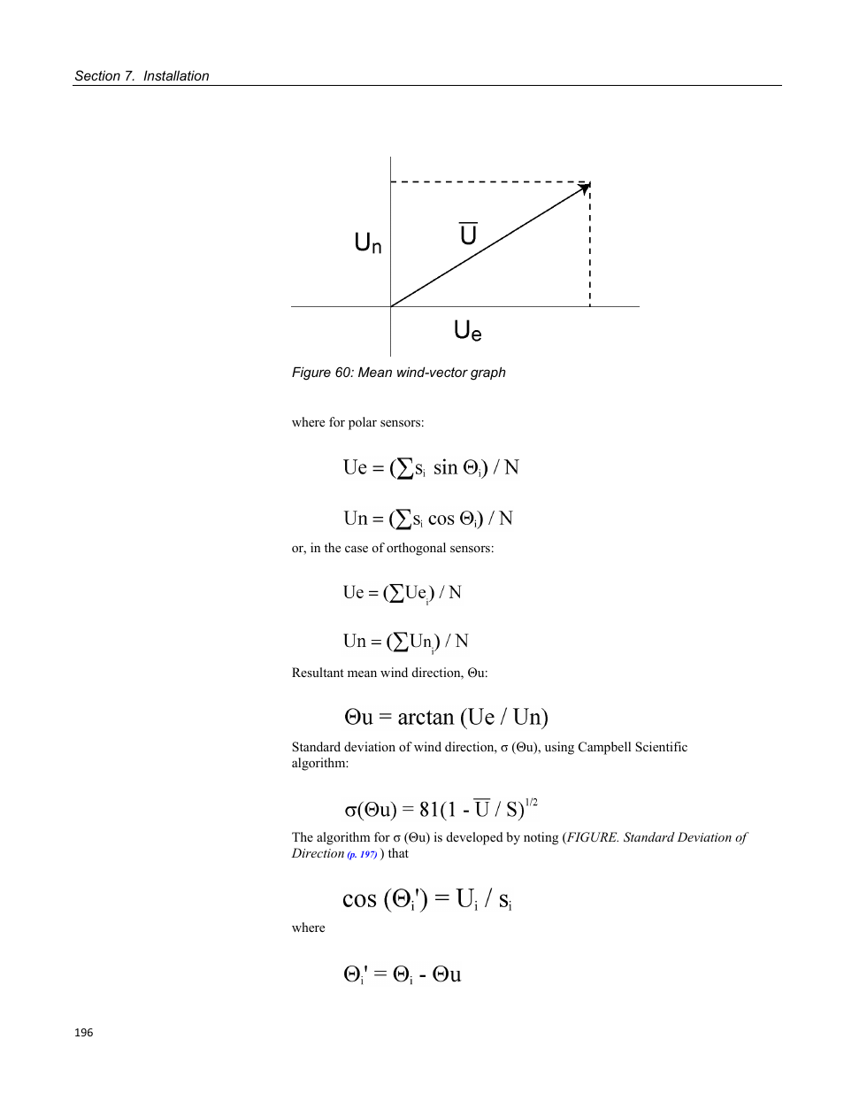 Figure 60: mean wind-vector graph | Campbell Scientific CR3000 Micrologger User Manual | Page 196 / 590