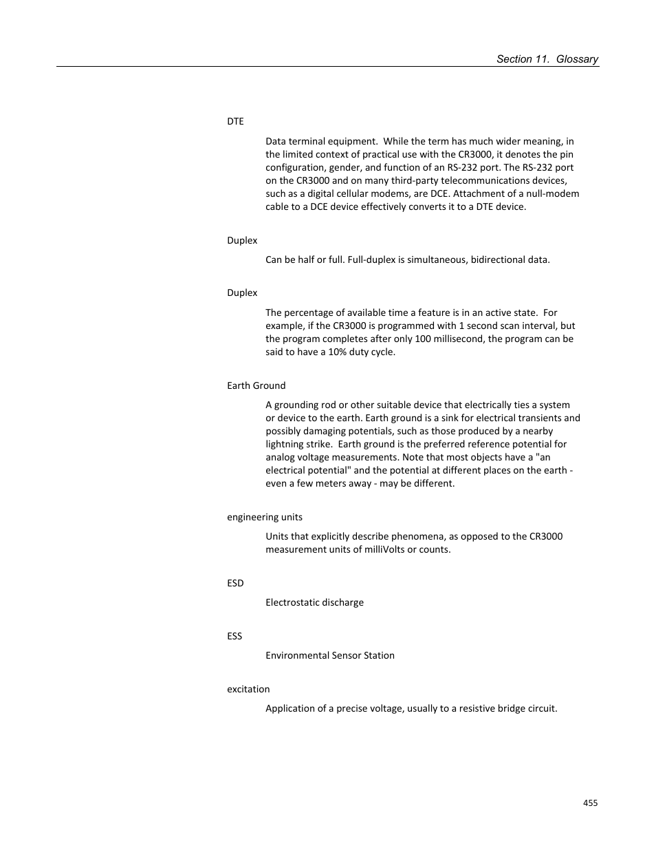 Campbell Scientific CR3000 Micrologger User Manual | Page 455 / 590