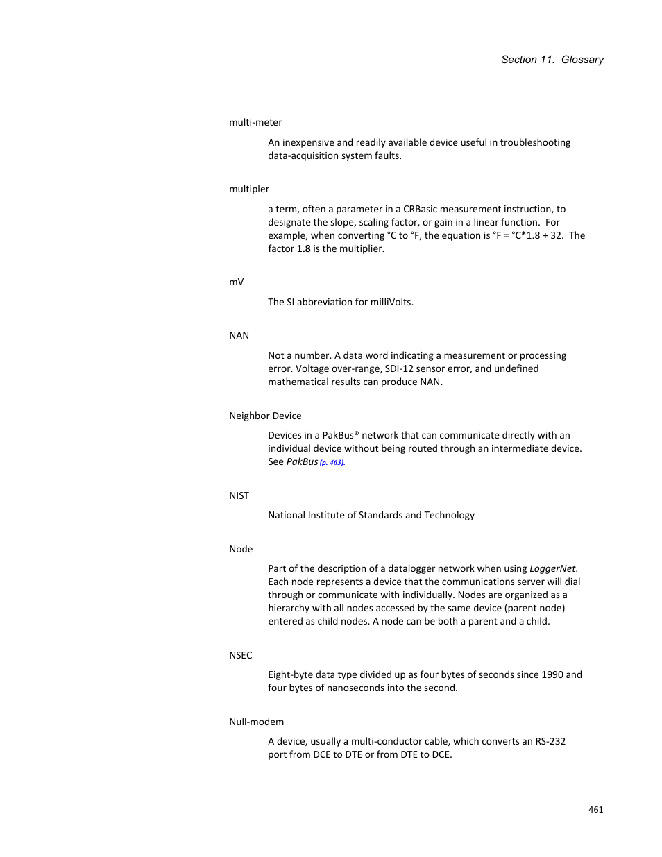 Campbell Scientific CR3000 Micrologger User Manual | Page 461 / 590