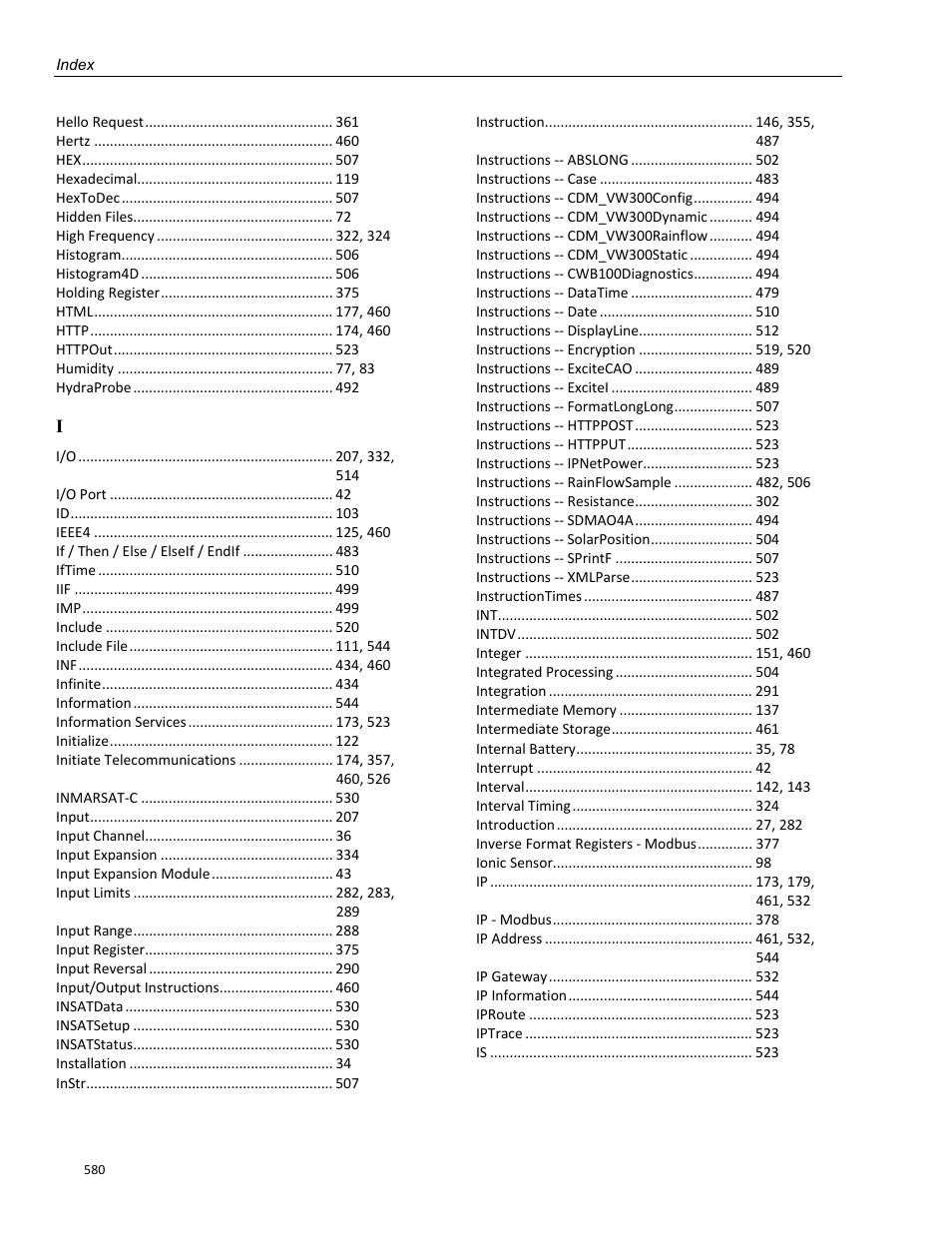 Campbell Scientific CR3000 Micrologger User Manual | Page 580 / 590