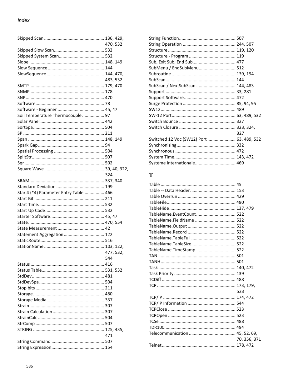 Campbell Scientific CR3000 Micrologger User Manual | Page 586 / 590