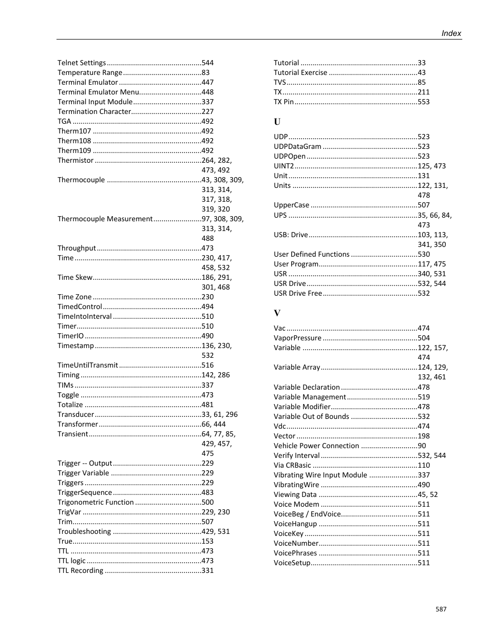 Campbell Scientific CR3000 Micrologger User Manual | Page 587 / 590