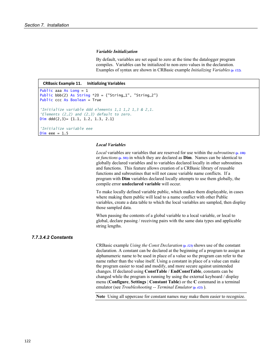 2 constants | Campbell Scientific CR800 and CR850 Measurement and Control Systems User Manual | Page 122 / 566
