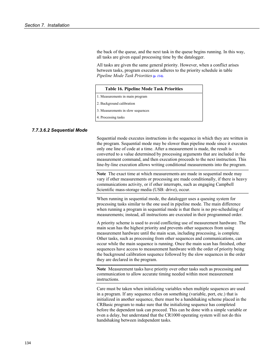 2 sequential mode | Campbell Scientific CR800 and CR850 Measurement and Control Systems User Manual | Page 134 / 566