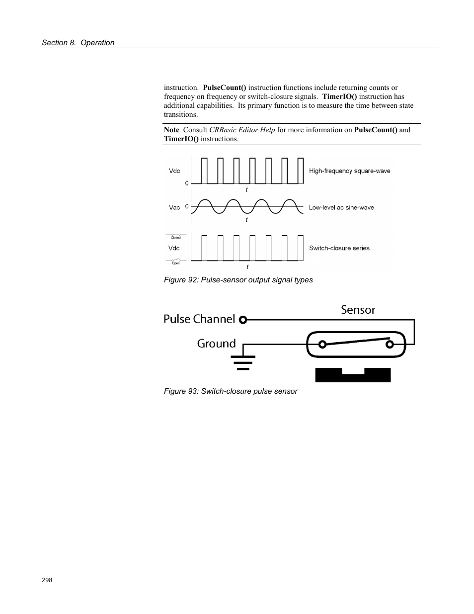 Campbell Scientific CR800 and CR850 Measurement and Control Systems User Manual | Page 298 / 566