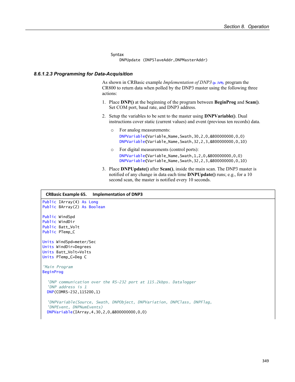 3 programming for data-acquisition, Figure 105: tree map, P. 349) | Campbell Scientific CR800 and CR850 Measurement and Control Systems User Manual | Page 349 / 566