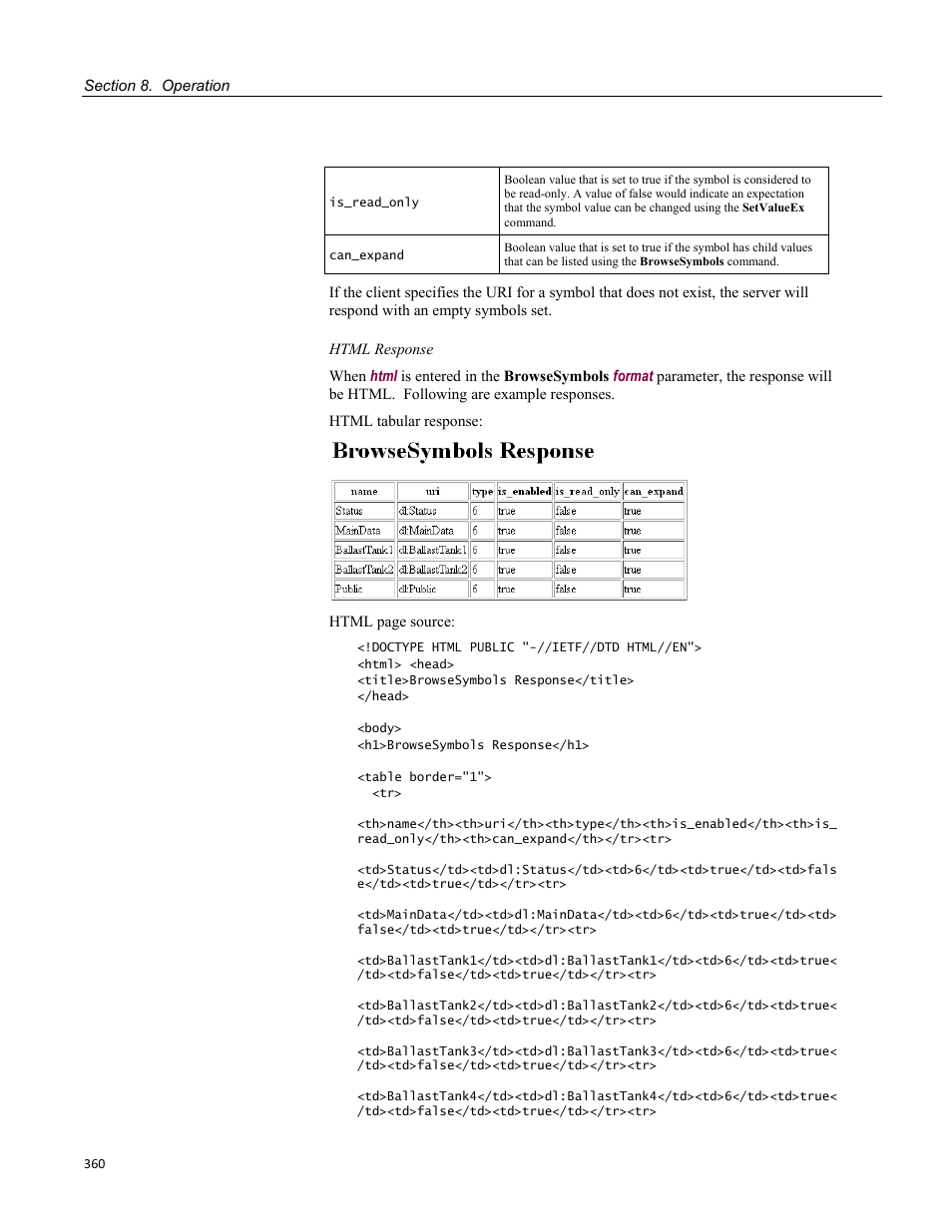 Campbell Scientific CR800 and CR850 Measurement and Control Systems User Manual | Page 360 / 566