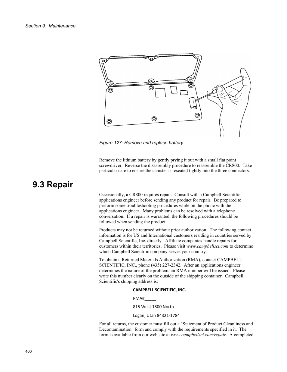 3 repair, Figure 120: file: edit | Campbell Scientific CR800 and CR850 Measurement and Control Systems User Manual | Page 400 / 566