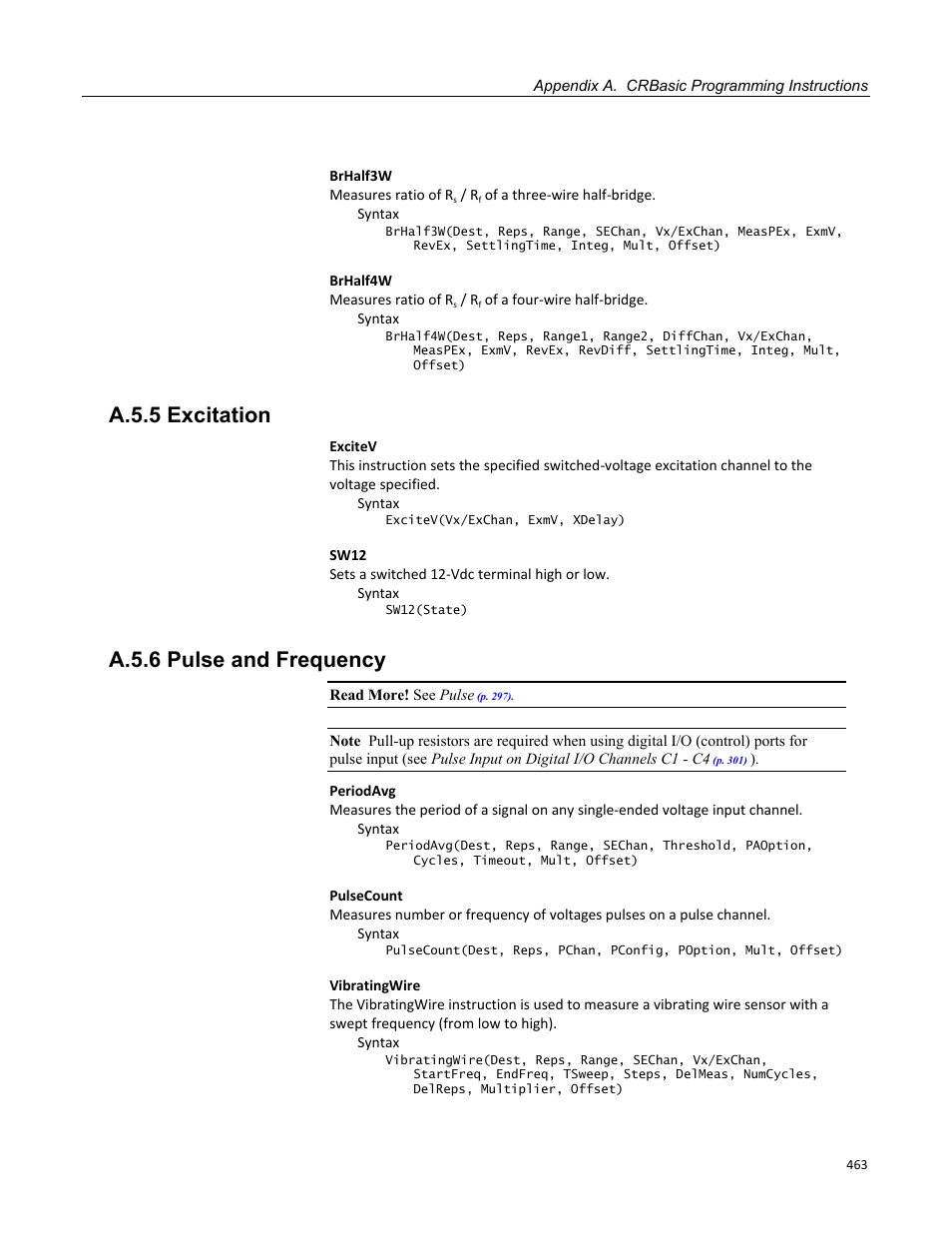 A.5.5 excitation, A.5.6 pulse and frequency, Figure 130: accuracy, precision, and resolution | Campbell Scientific CR800 and CR850 Measurement and Control Systems User Manual | Page 463 / 566