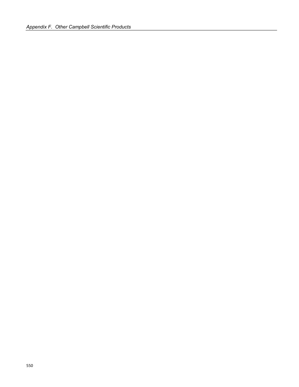 Campbell Scientific CR800 and CR850 Measurement and Control Systems User Manual | Page 550 / 566