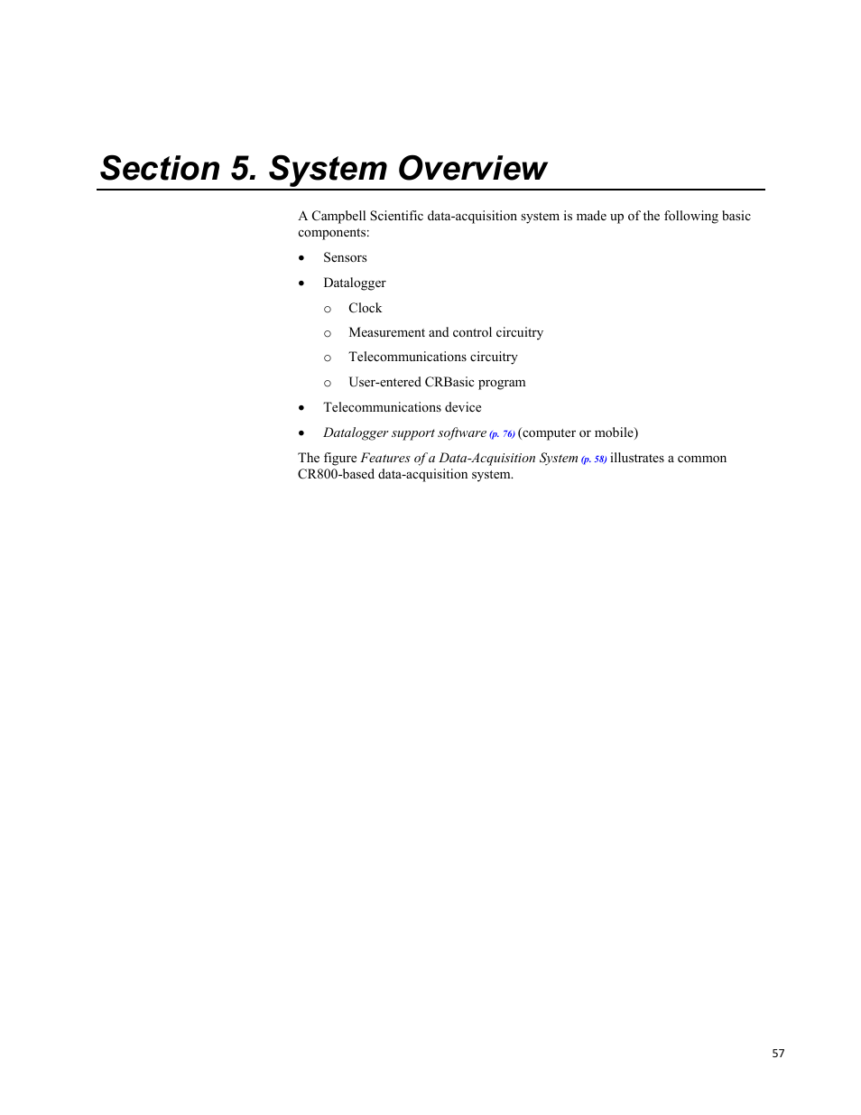 Section 5. system overview | Campbell Scientific CR800 and CR850 Measurement and Control Systems User Manual | Page 57 / 566