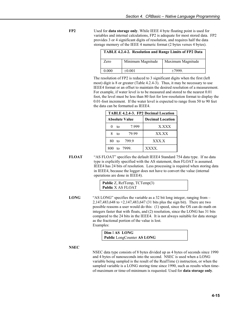 Campbell Scientific CR9000X Measurement and Control System User Manual | Page 143 / 442