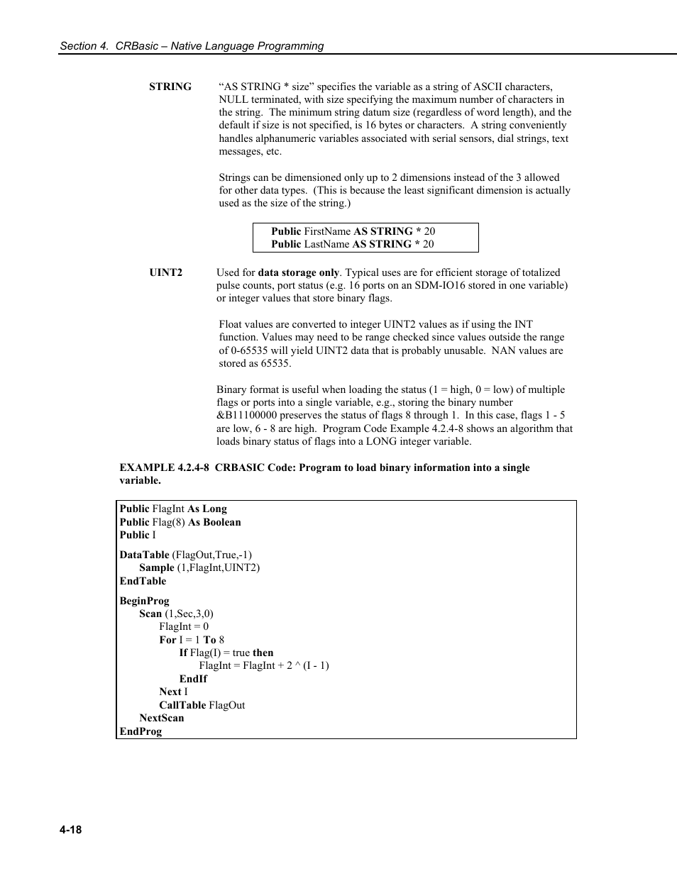 Campbell Scientific CR9000X Measurement and Control System User Manual | Page 146 / 442