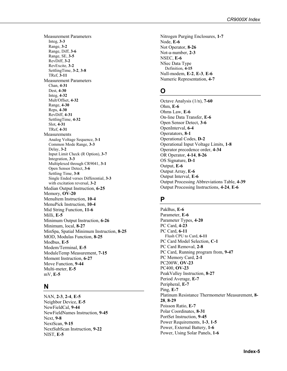 Campbell Scientific CR9000X Measurement and Control System User Manual | Page 437 / 442