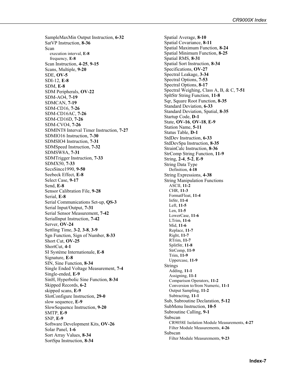 Campbell Scientific CR9000X Measurement and Control System User Manual | Page 439 / 442