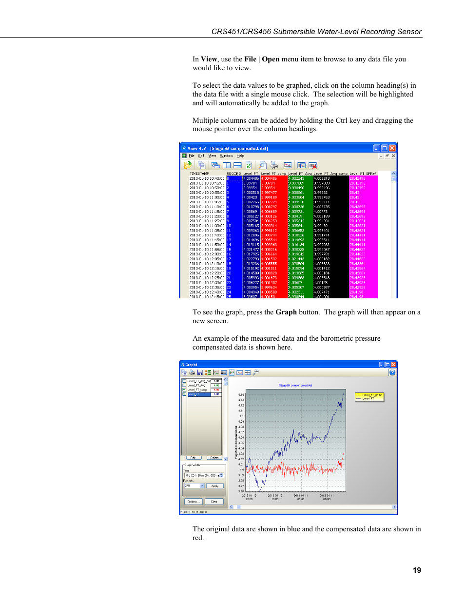 Campbell Scientific CRS451/CRS456 Submersible Water-Level Recording Sensor User Manual | Page 25 / 38