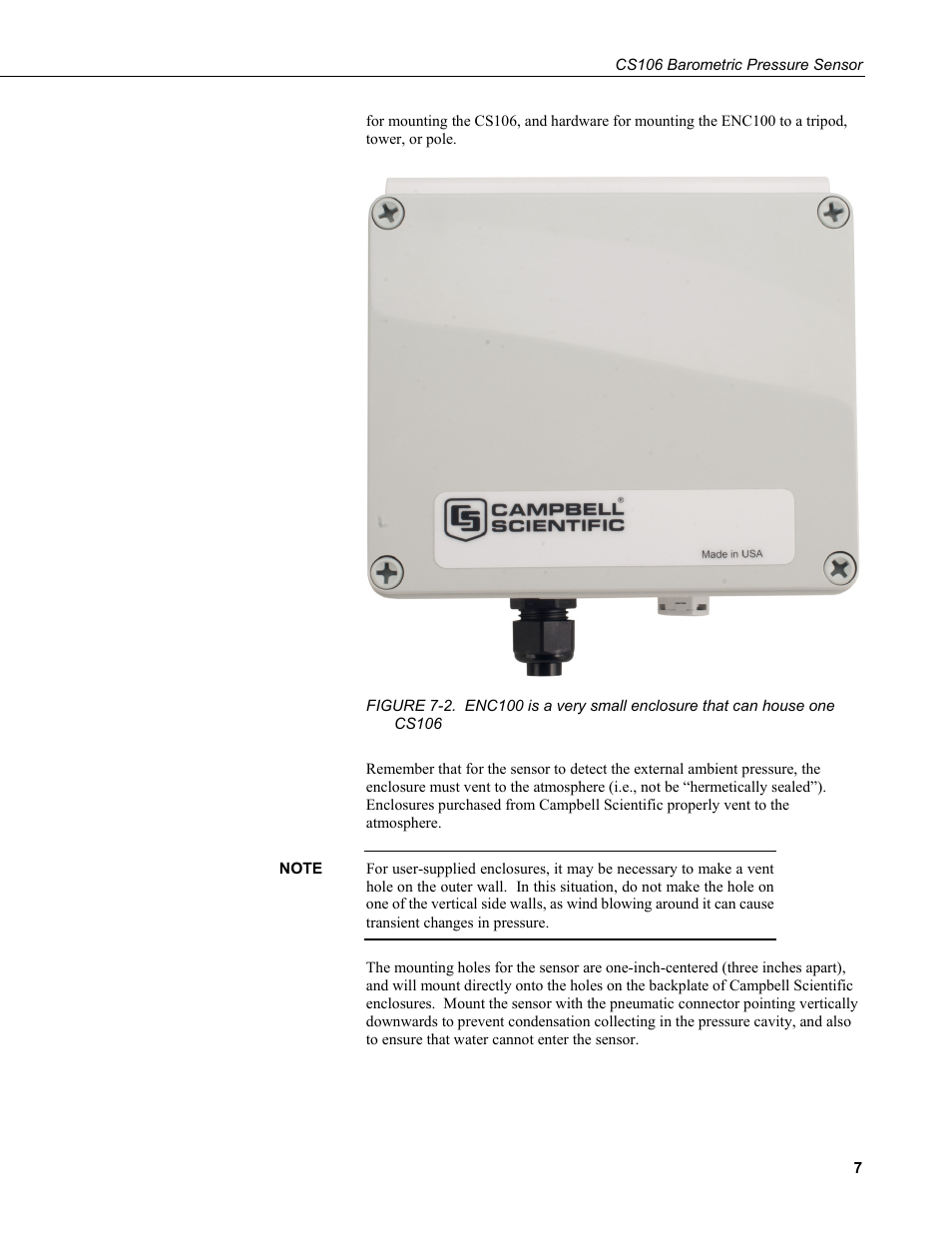 Campbell Scientific CS106 Barometer User Manual | Page 15 / 30