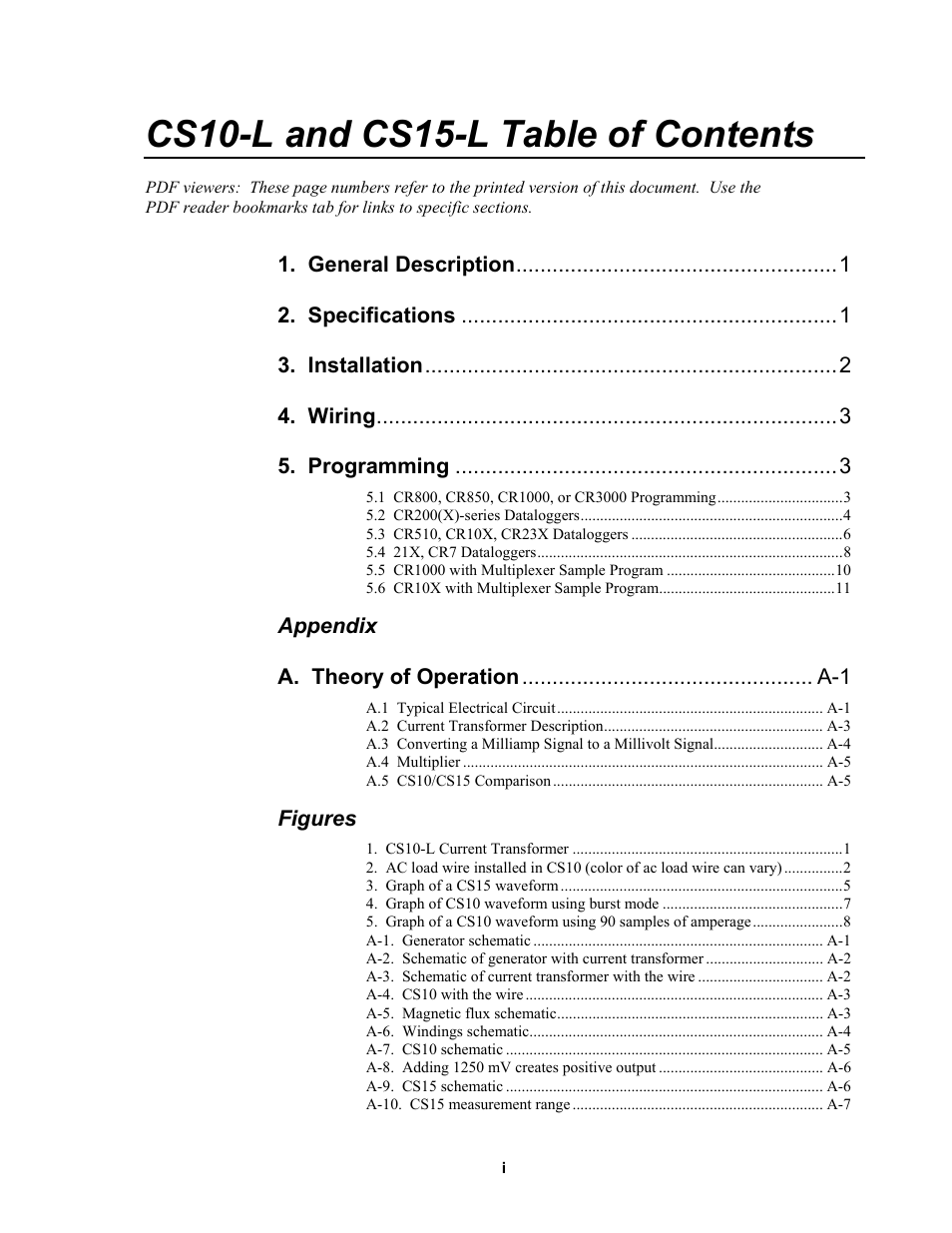 Campbell Scientific CS10-L and CS15-L Current Transformers User Manual | Page 5 / 30