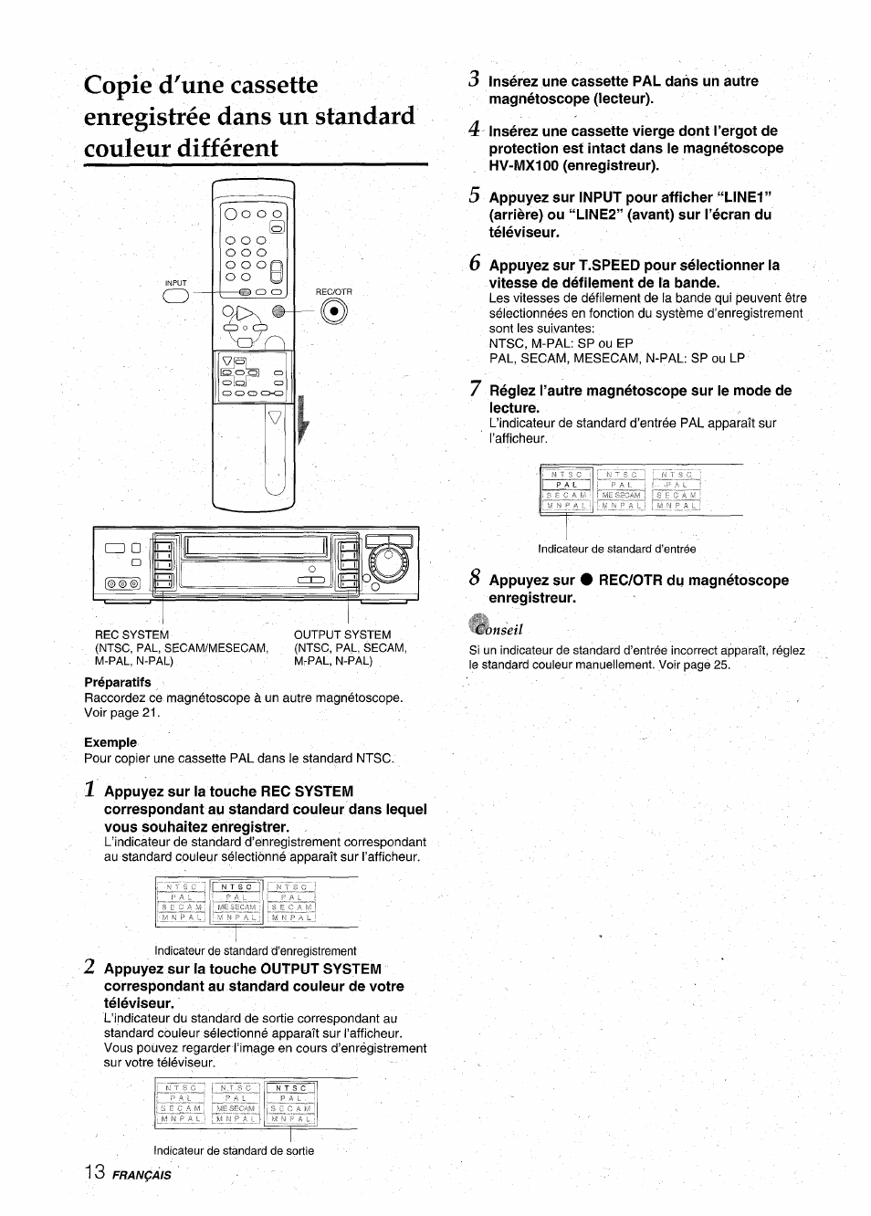 Exemple | Aiwa HV-MX100U User Manual | Page 78 / 132
