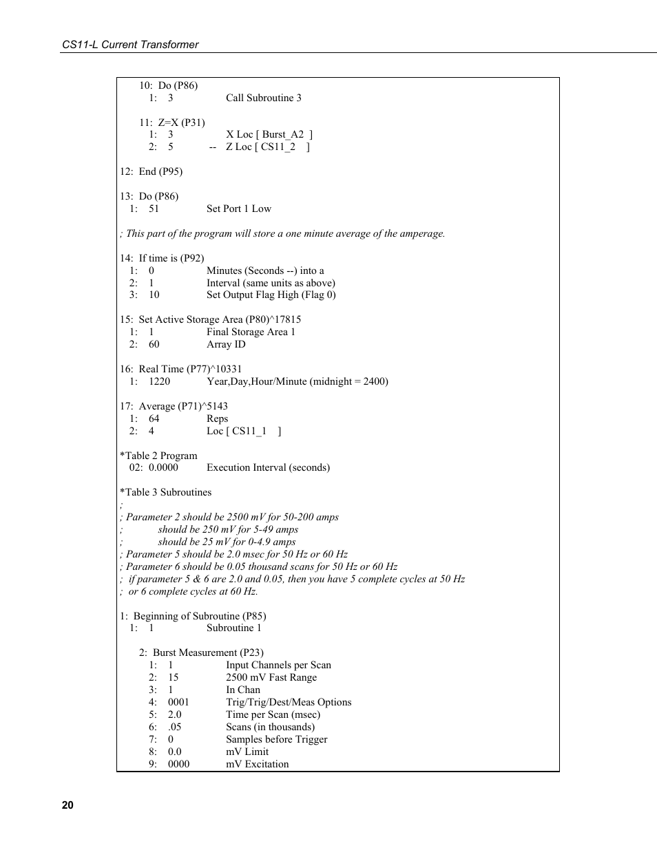 Campbell Scientific CS11-L Current Transformer User Manual | Page 26 / 36