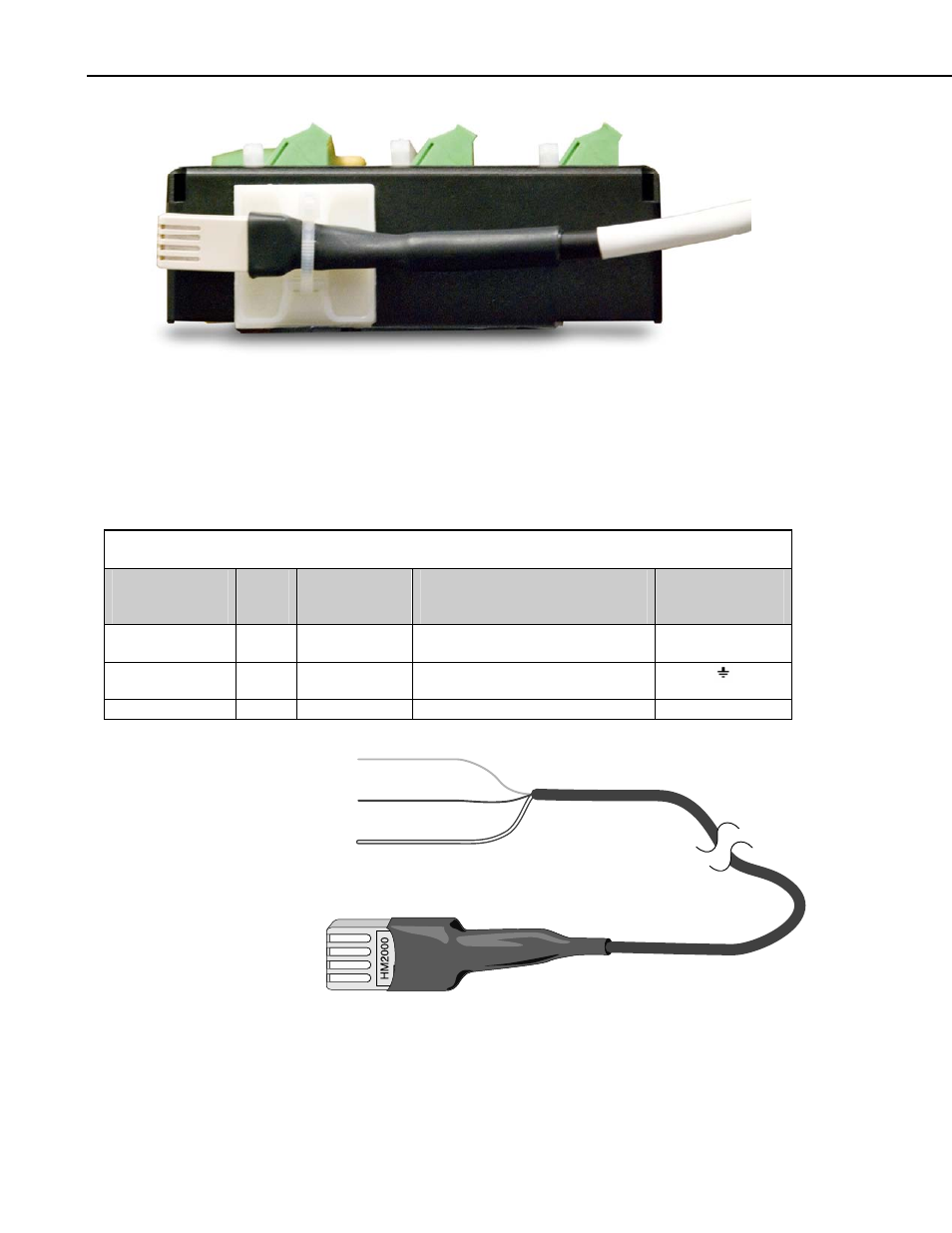 Wiring | Campbell Scientific CS210 (10162) Enclosure Humidity Sensor User Manual | Page 6 / 14