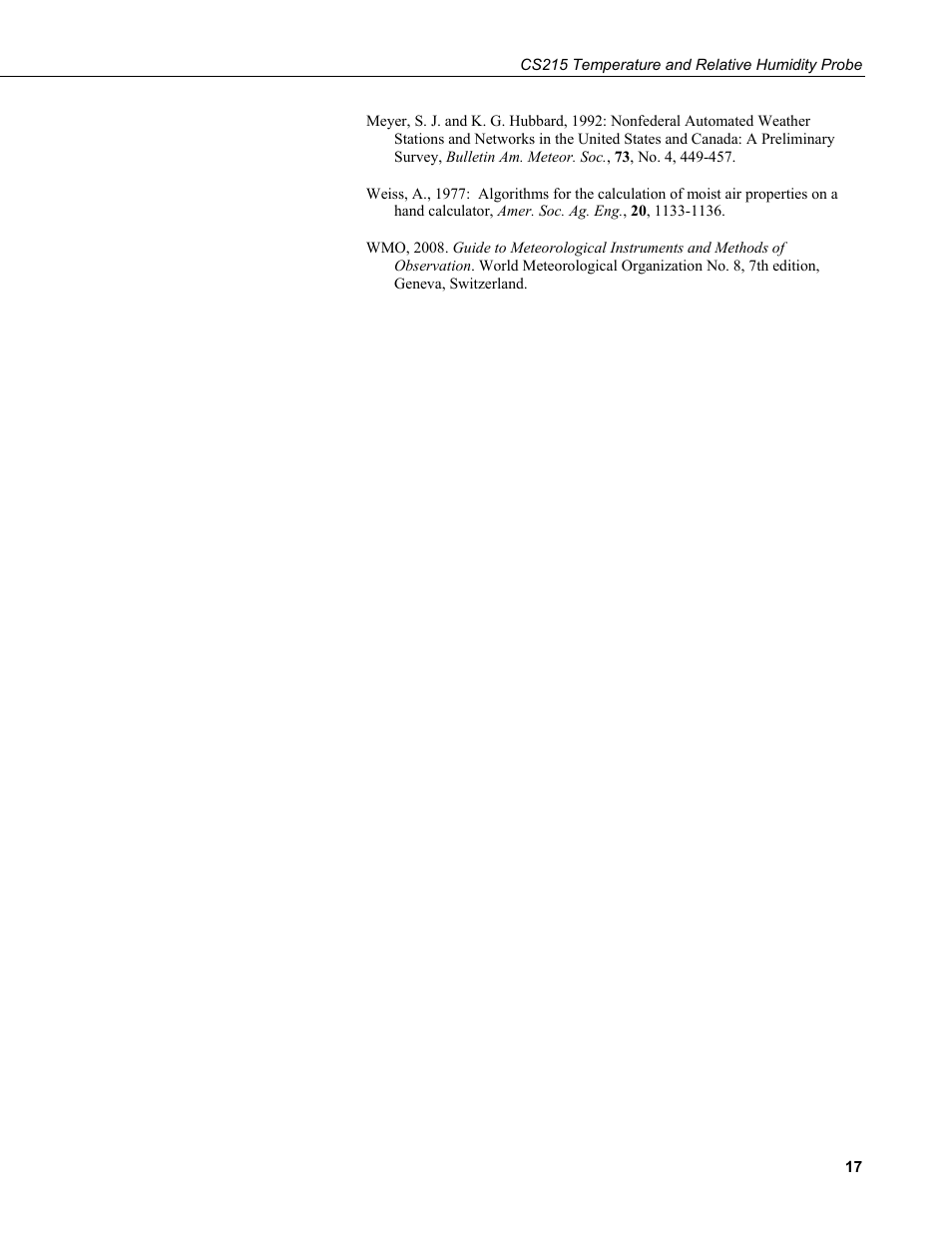 Campbell Scientific CS215 Temperature and Relative Humidity Probe User Manual | Page 27 / 44