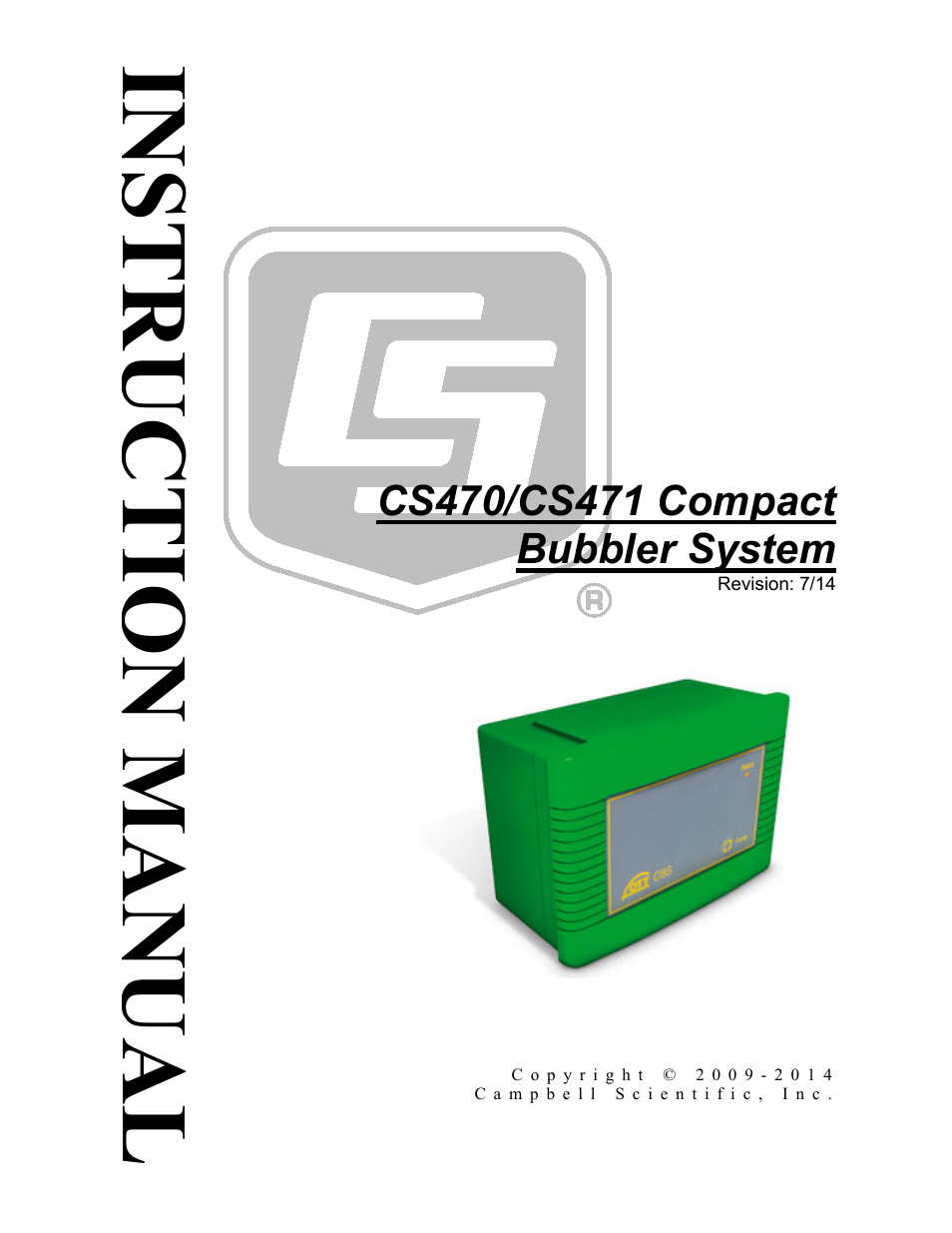 Campbell Scientific CS470/CS471 Compact Bubbler System User Manual | 46 pages