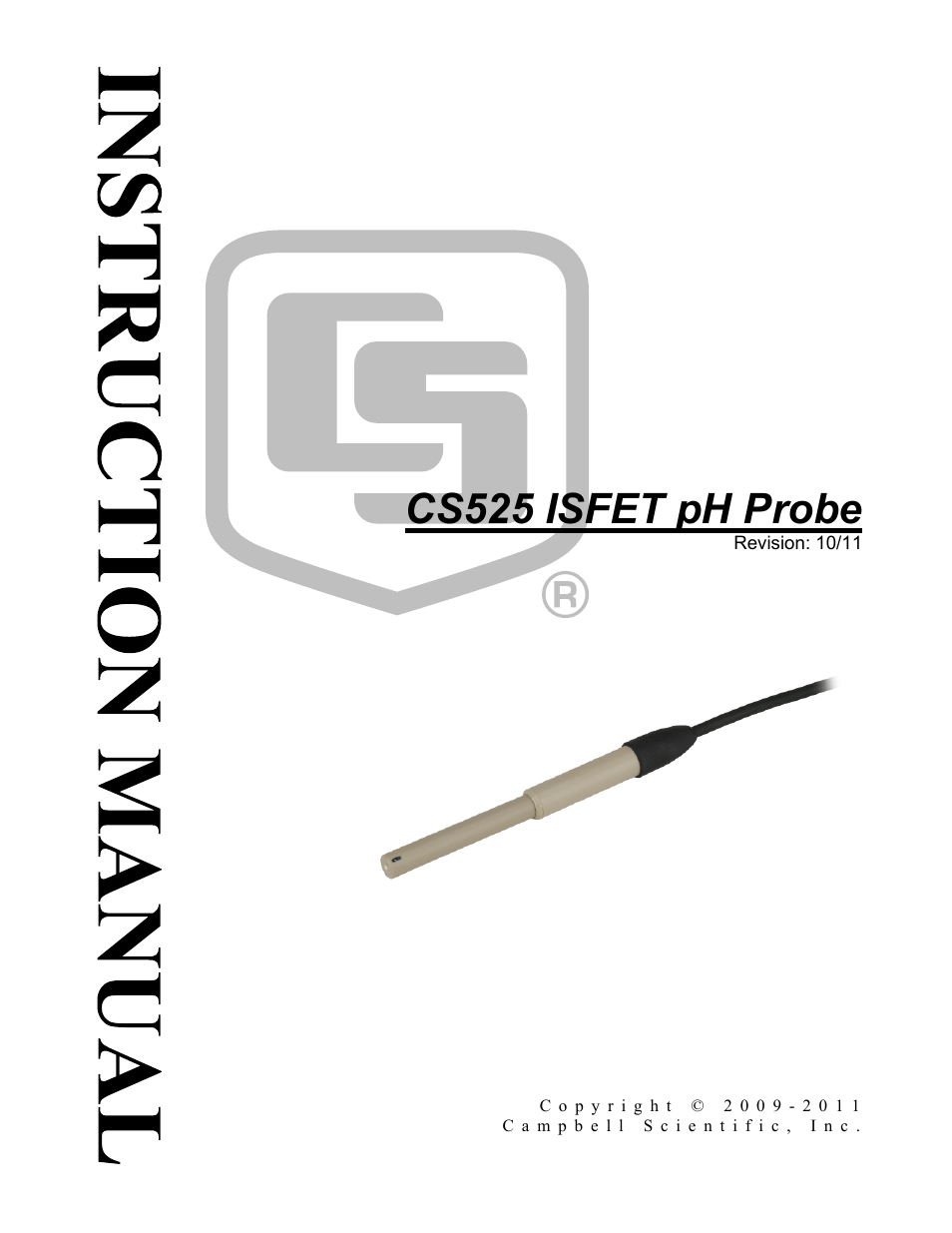 Campbell Scientific CS525 ISFET pH Probe User Manual | 18 pages