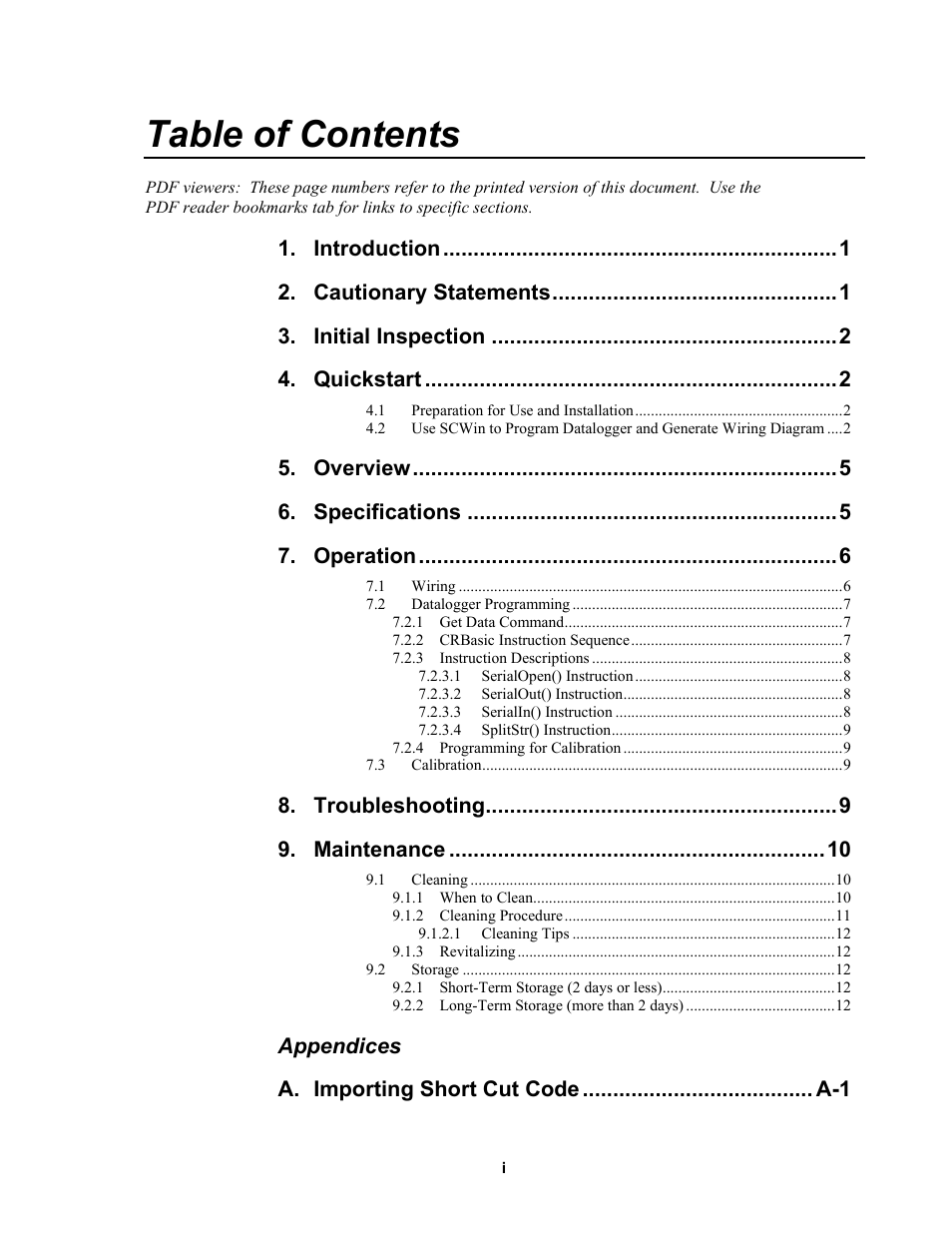 Campbell Scientific CS526 ISFET pH Probe User Manual | Page 7 / 28