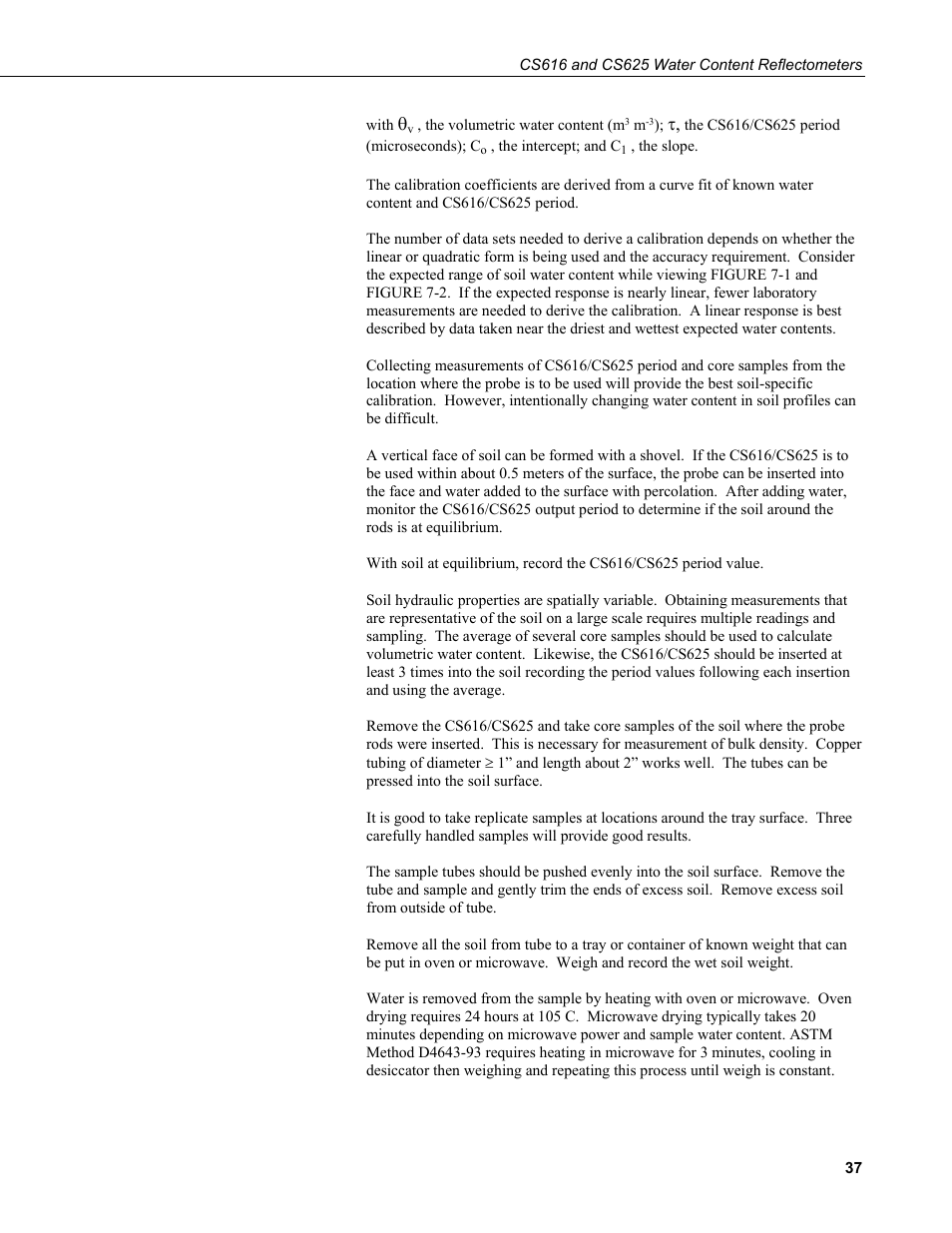 Campbell Scientific CS616 and CS625 Water Content Reflectometers User Manual | Page 43 / 50
