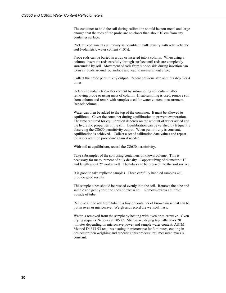 Campbell Scientific CS650 and CS655 Water Content Reflectometers User Manual | Page 38 / 56