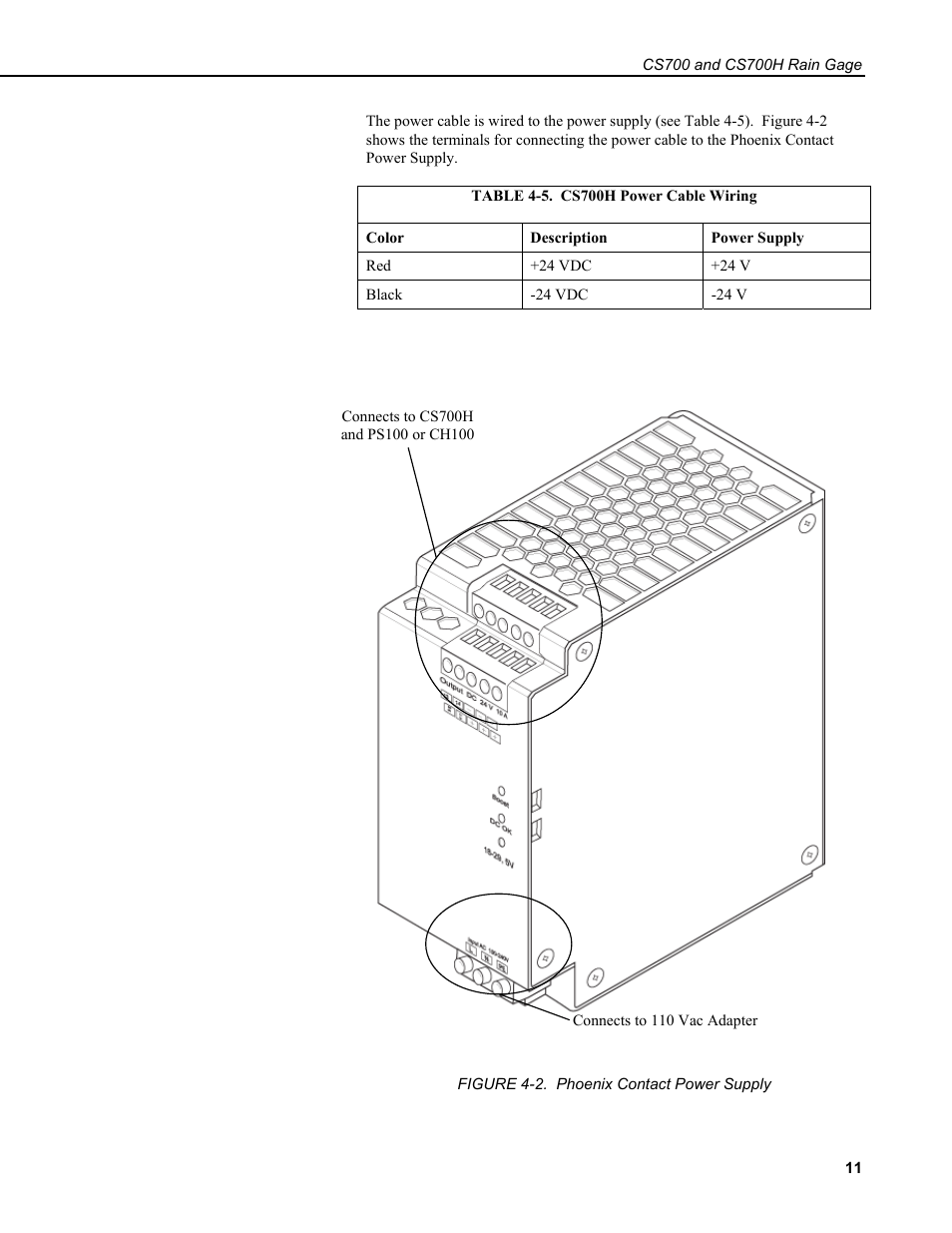 Campbell Scientific CS700 Tipping Bucket Rain Gage and CS700H Heated Rain Gage User Manual | Page 15 / 42